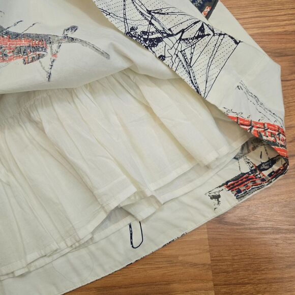 Anthropologie 26W Plus Girls from Savoy Seafarer Dress Nautical Sweetheart pinup - Picture 10 of 14